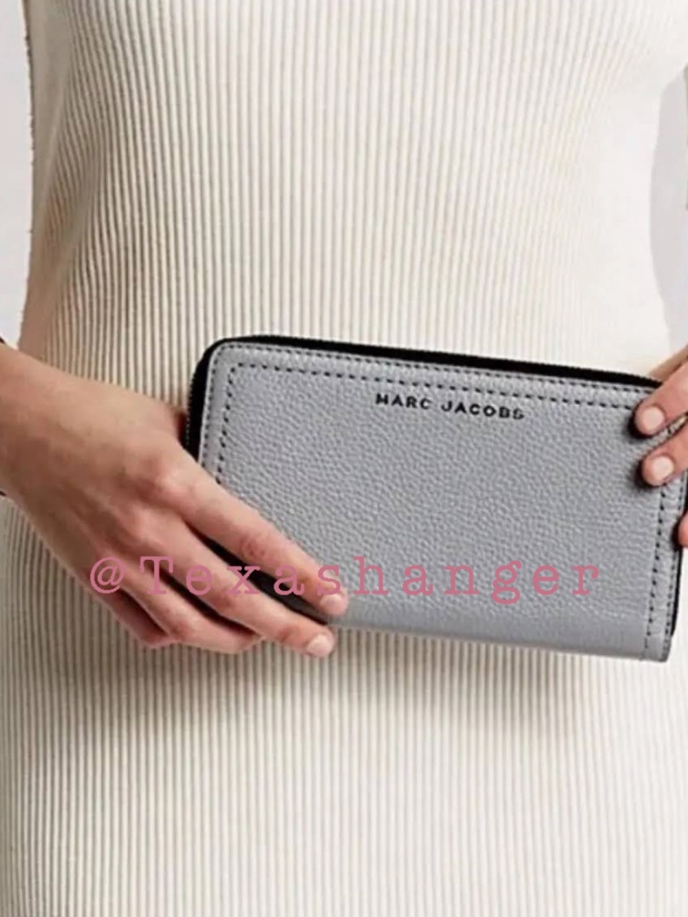 Marc Jacobs NWT Continental Color Block Wallet Wristlet Marshmallow